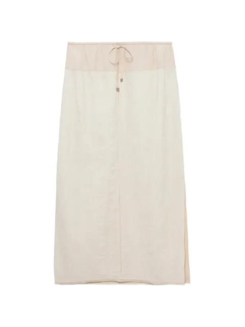Simkhai midi Huxen drawstring-fastening skirt