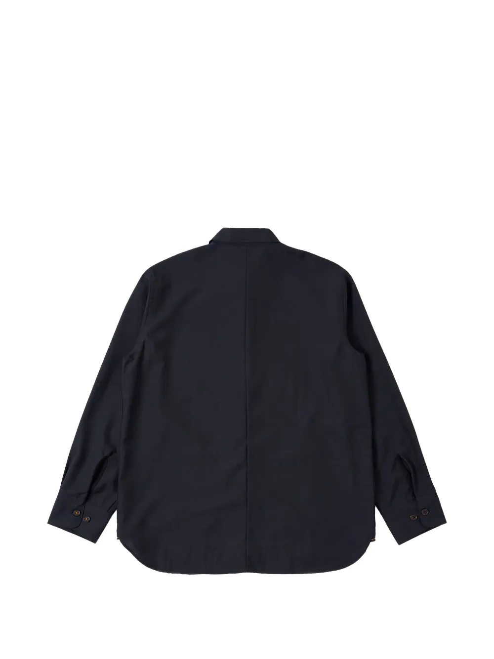 Universal Works Travail pochet katoenen shirtjack Blauw