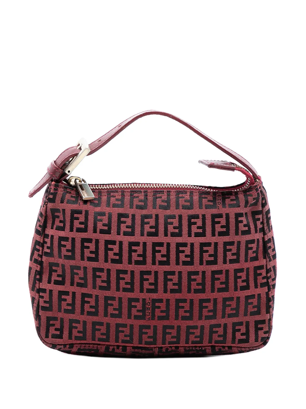 Fendi Pre-Owned 2000-2010 Zucchino Canvas handbag - Rosso