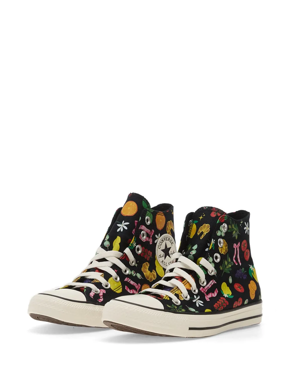Converse Chuck Taylor All Star floral-print sneakers Zwart