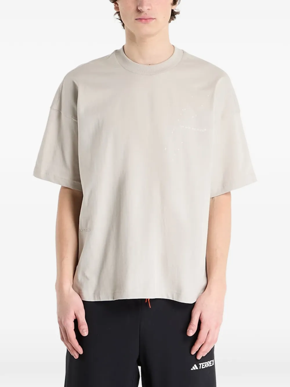 adidas x Hermanos Koumori Adi365 running T-shirt Beige