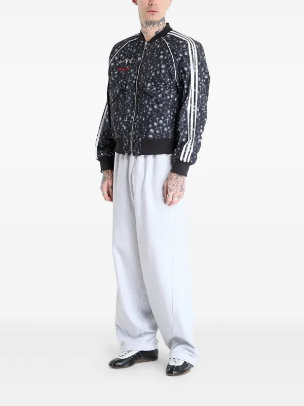 adidas 別注　ストライプジャケット Adidas Thug Club Superstar ストライプ ジャケット | ブラック