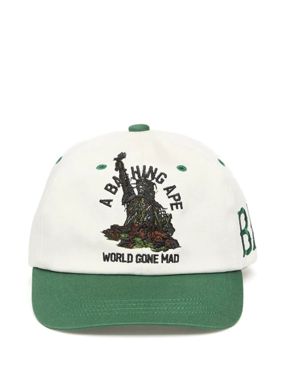 A BATHING APE® A Bathing Ape graphic cotton cap - Verde