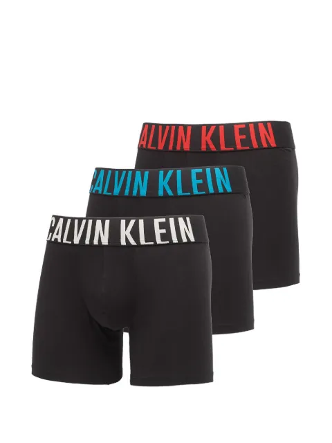 Calvin Klein logo-waistband briefs (pack of three) 