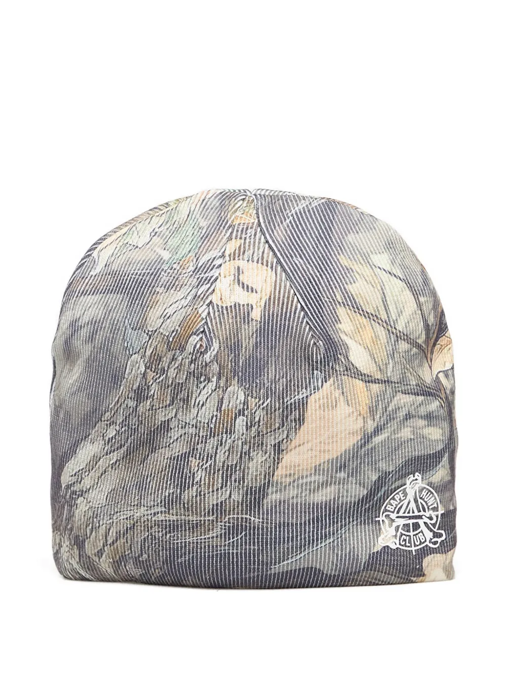 A BATHING APE® Tree Edge camo beanie hat - Grigio