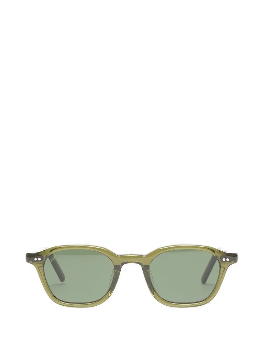Akila Nomos Square-frame Sunglasses In Green