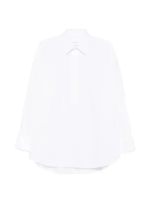 120% Lino Vネック トップ | ホワイト | FARFETCH JP