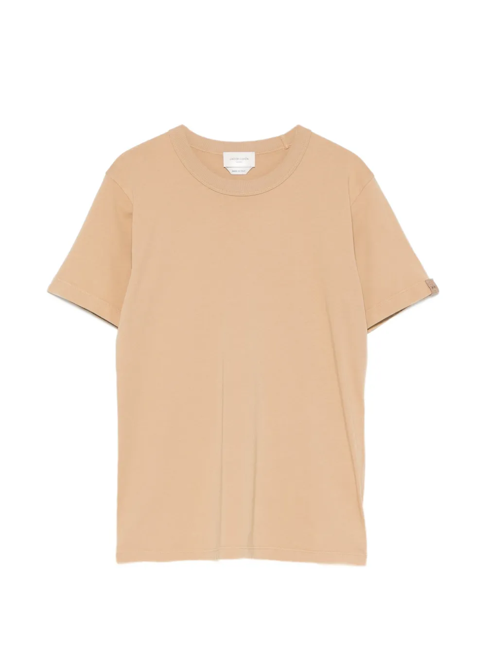 Jacob Cohën logo-patch T-shirt - Nude