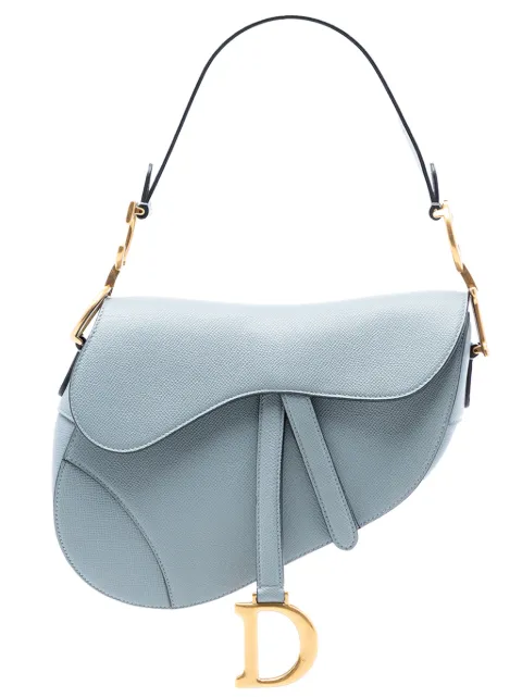 Christian Dior Pre-Owned bolsa de hombro Grained Calfskin Saddle Bag 2020