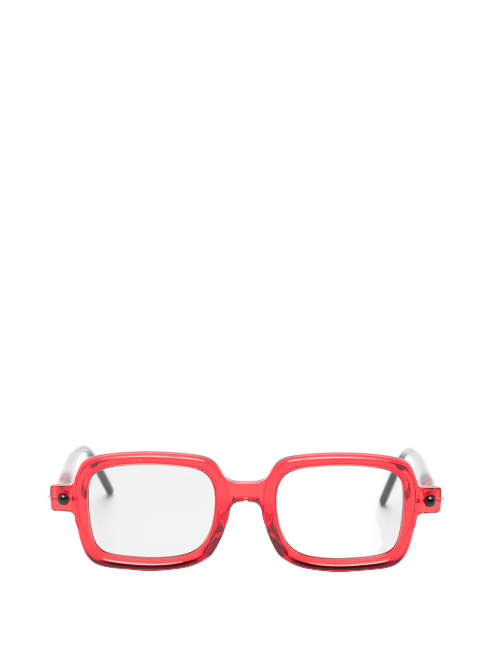 Kuboraum Maske P2 square-frame sunglasses - Rosso