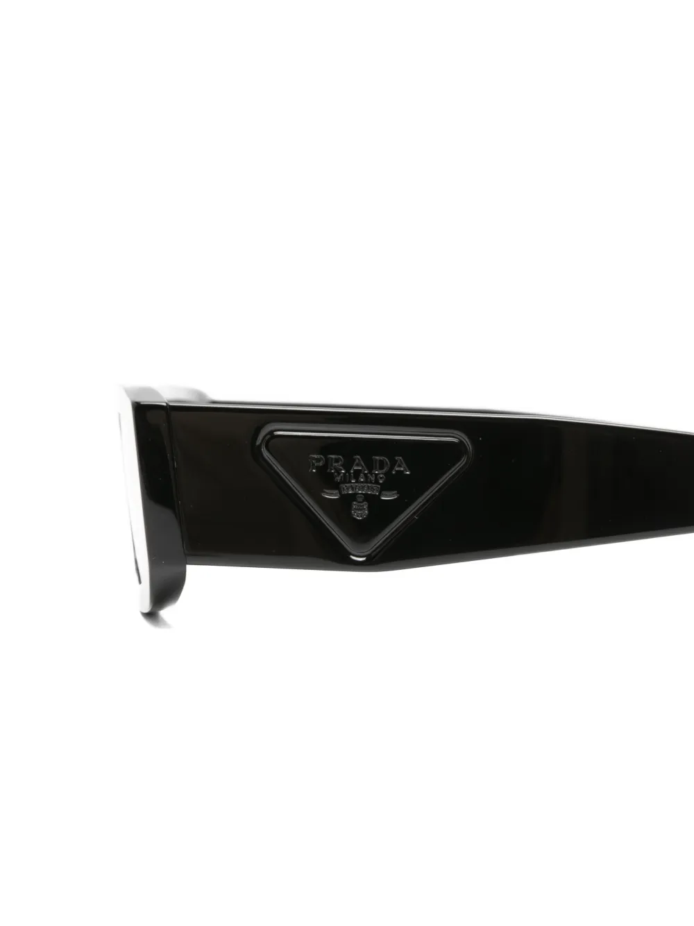 Prada Eyewear Zonnebril met vierkant montuur Zwart