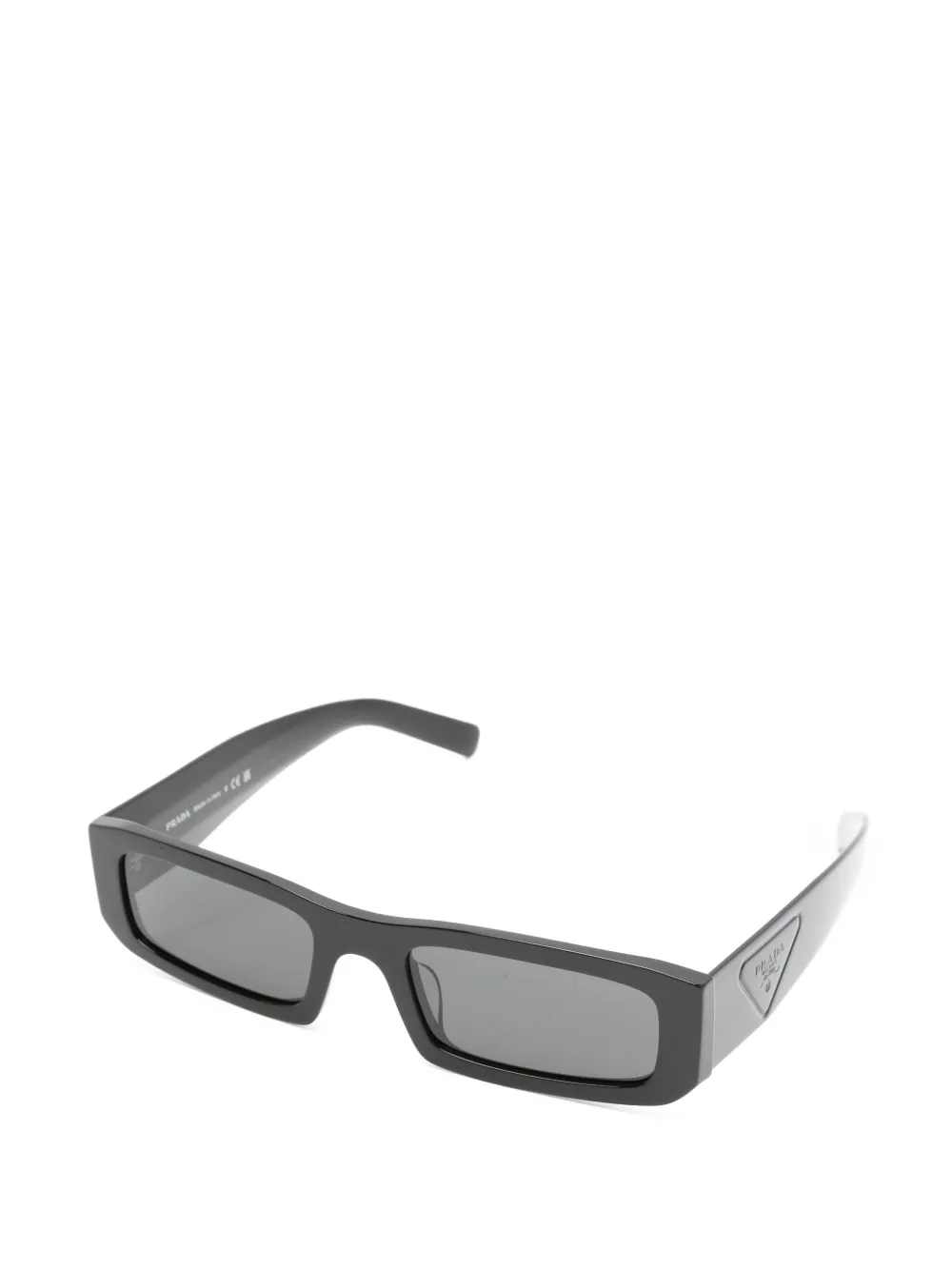 Prada Eyewear Zonnebril met vierkant montuur Zwart
