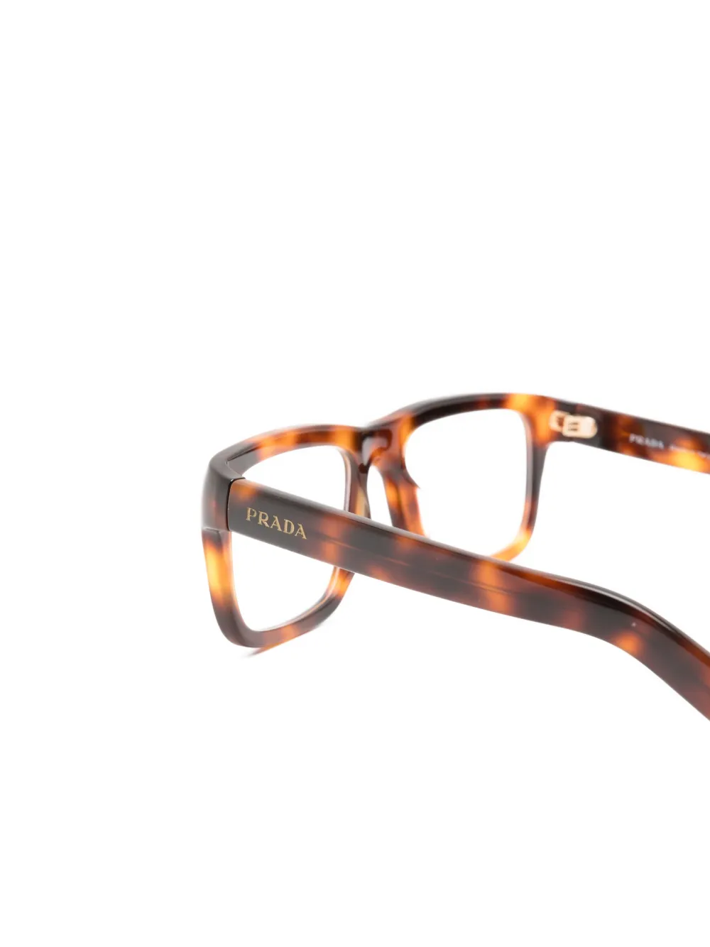 Prada Eyewear Bril met vierkant montuur Bruin