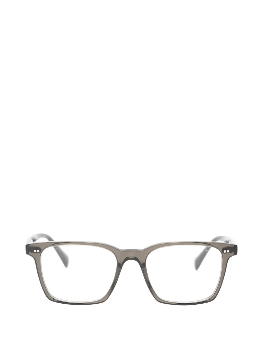 Oliver Peoples 매슬로우 직사각 프레임 안경 | 그레이 | Image 1
