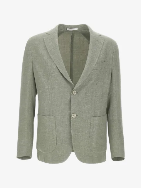 Eleventy blazer con bolsillo de parche
