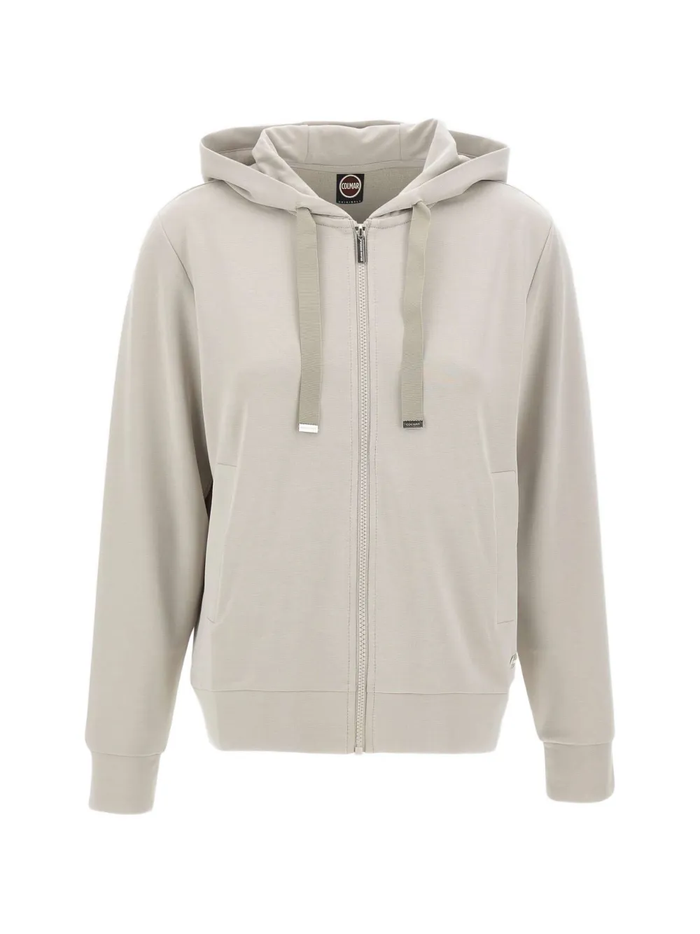 Colmar drawstring zip hoodie - Toni neutri