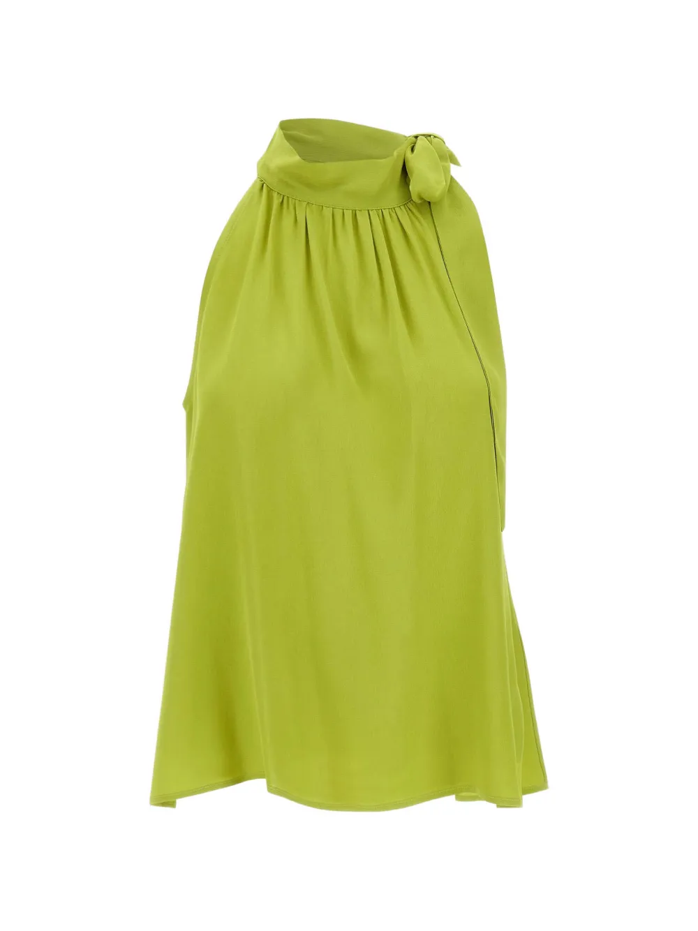 kaos halterneck bow top - Verde