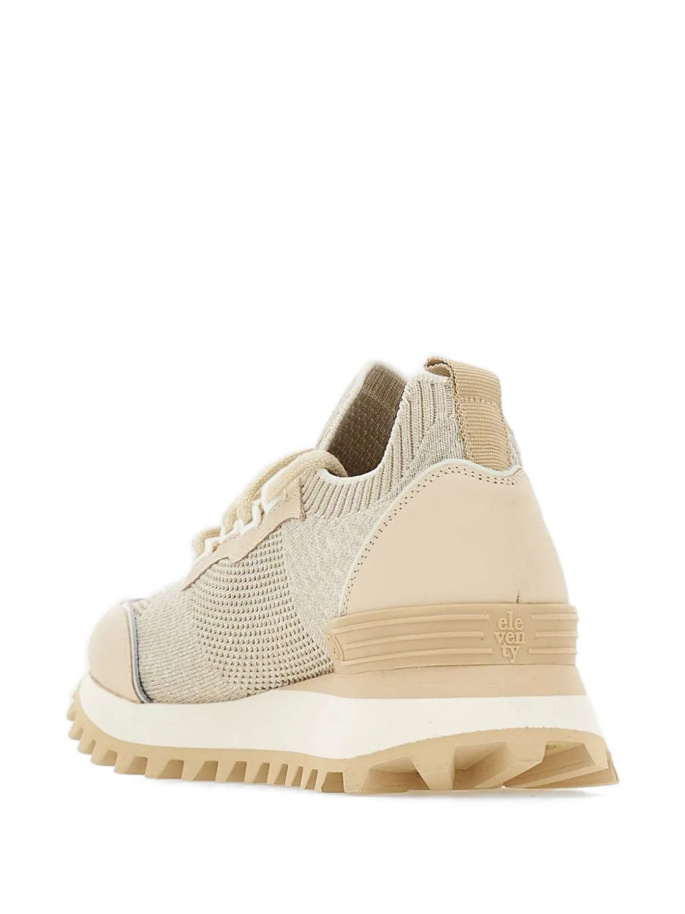 Eleventy lace-up sneakers Beige