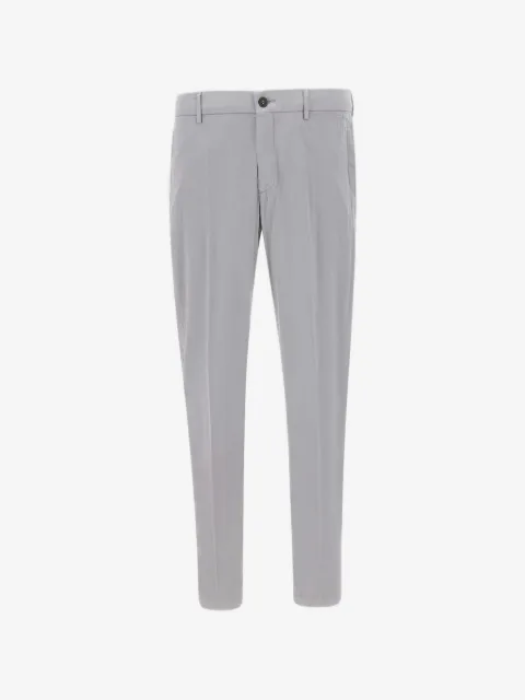 Eleventy pressed-crease trousers