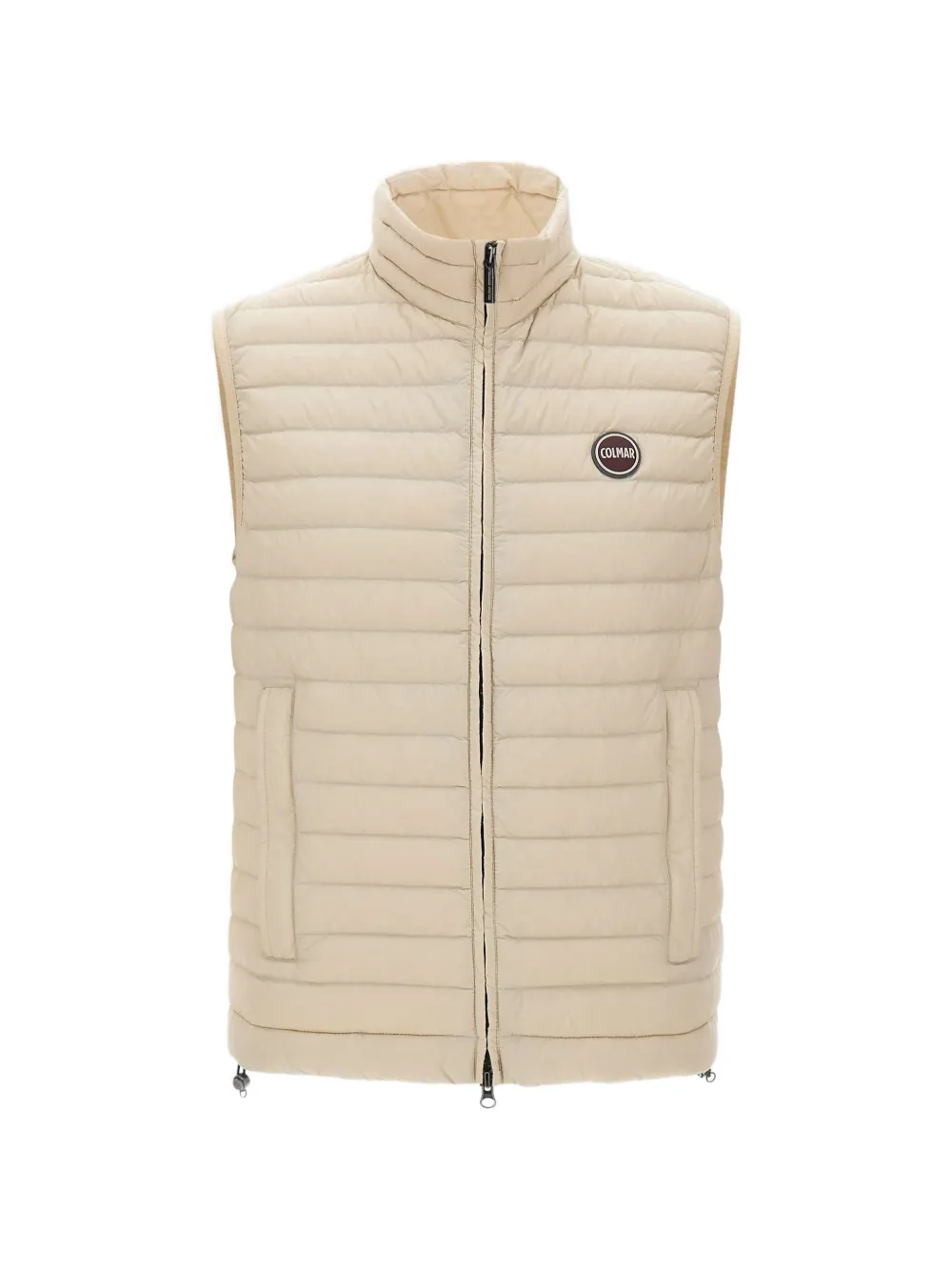 Colmar quilted zipped gilet - Nude