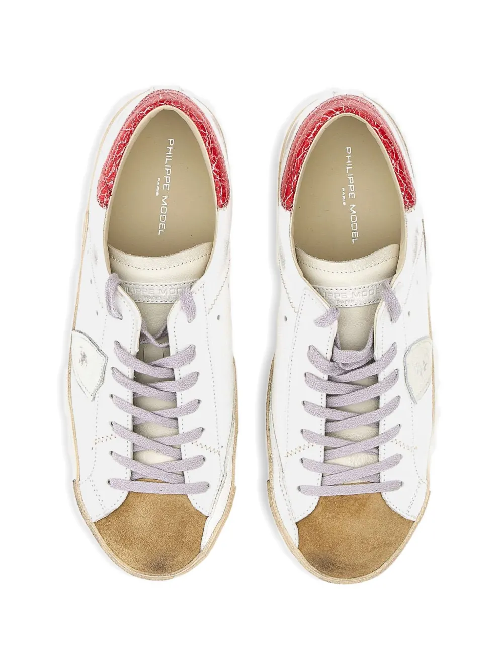 Philippe Model Paris Prsx distressed-effect sneakers Wit