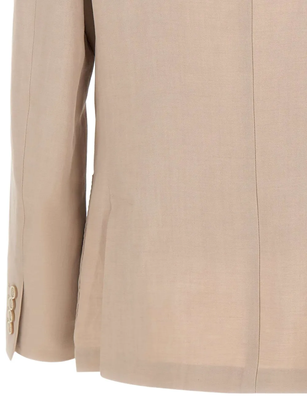 Eleventy Blazer met opgestikte zakken en knopen Beige