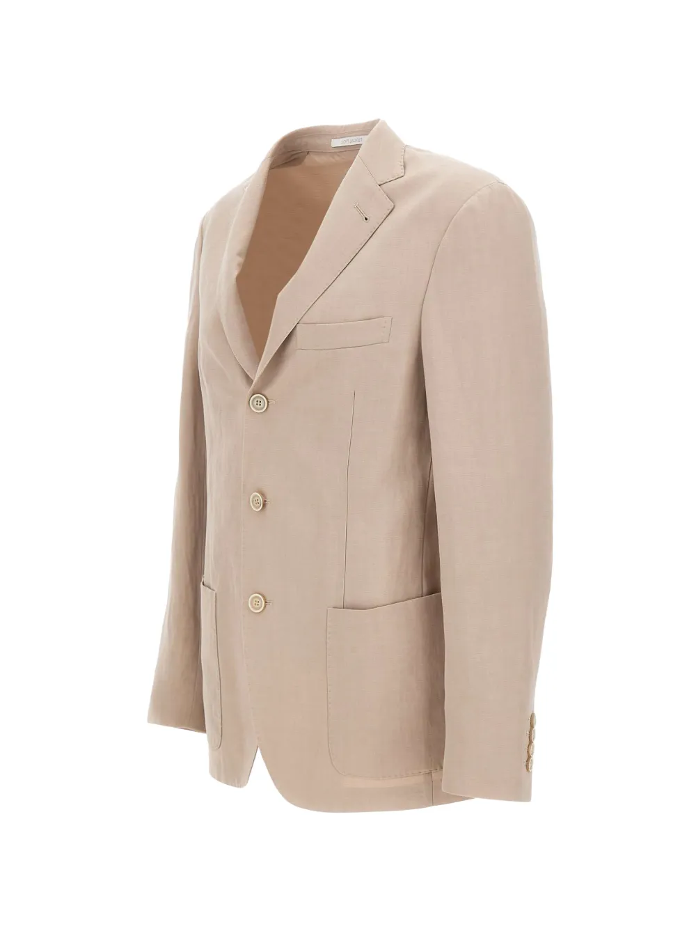 Eleventy Blazer met opgestikte zakken en knopen Beige