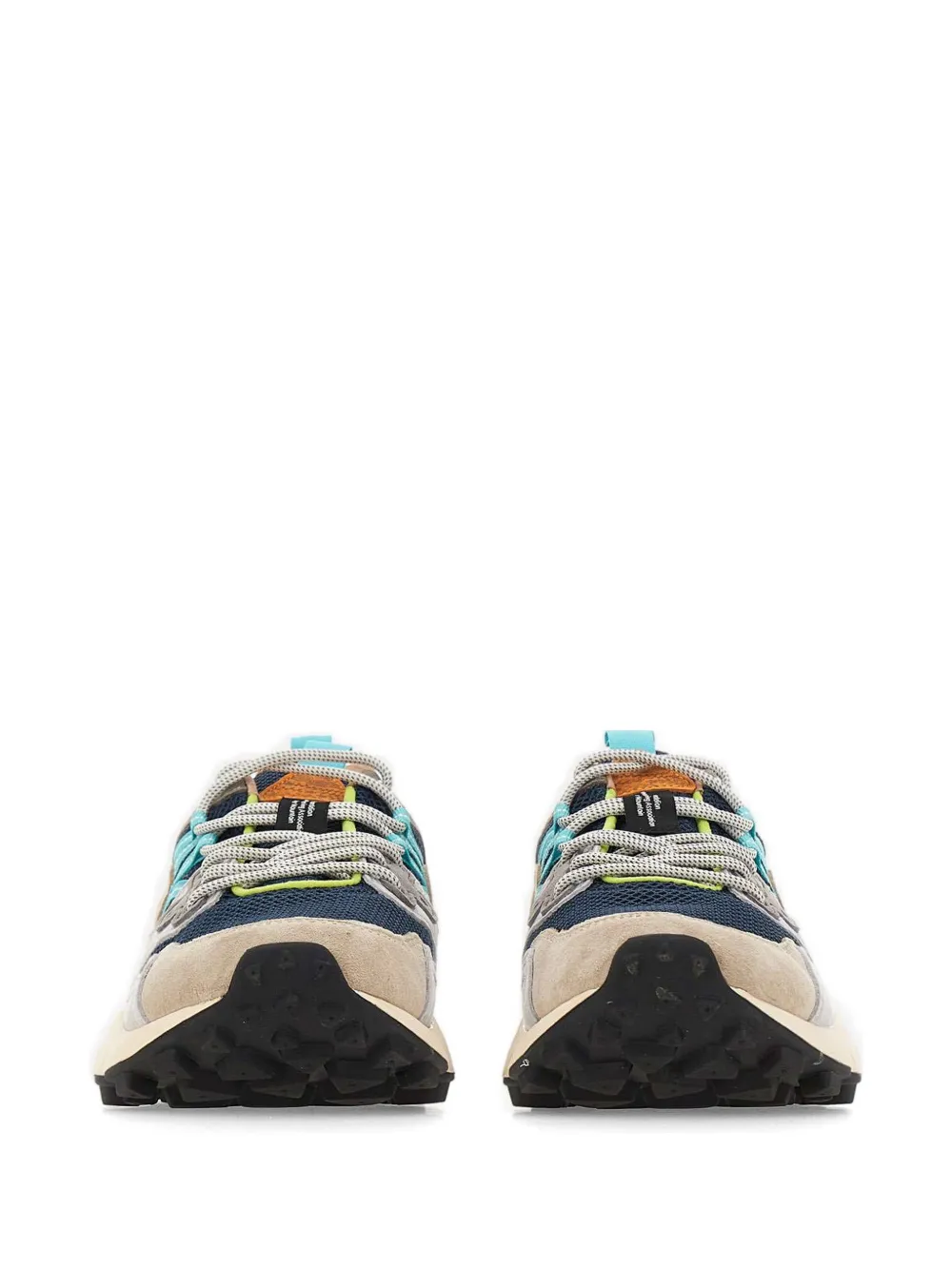 FLOWER MOUNTAIN Yamano3 suede-inserts sneakers Blauw