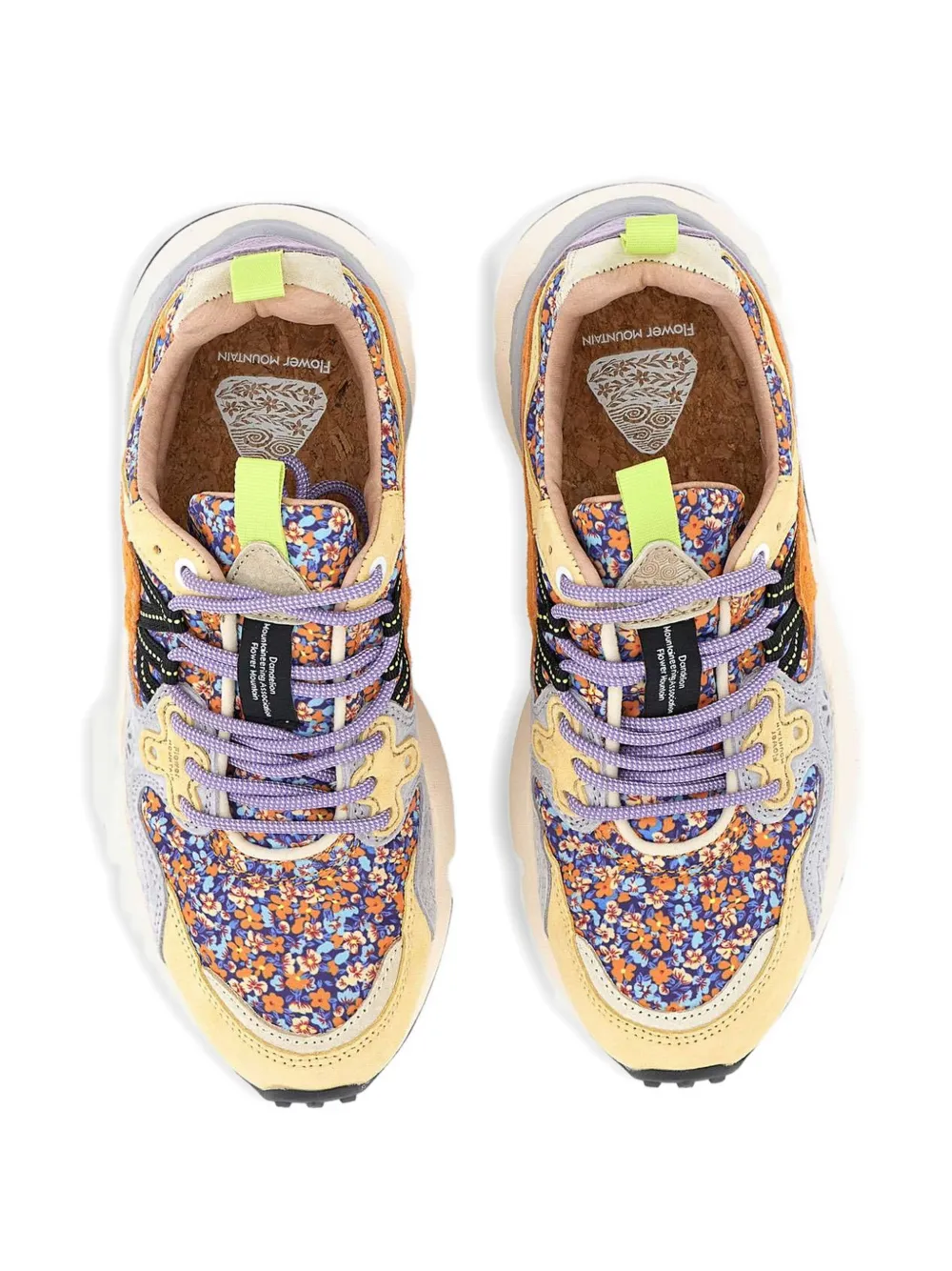 FLOWER MOUNTAIN Yamano 3 suede sneakers Beige