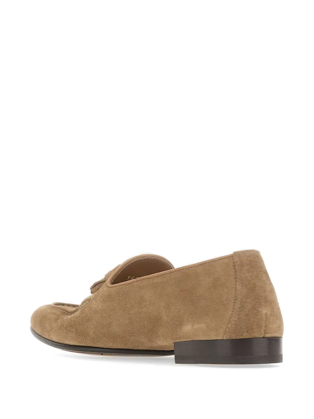 Doucal's tassel-detail suede loafers Bruin