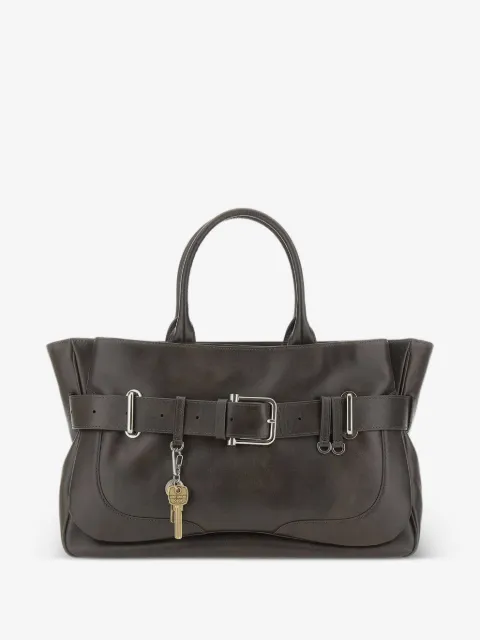 Osoi Brocle buckle charm leather tote bag