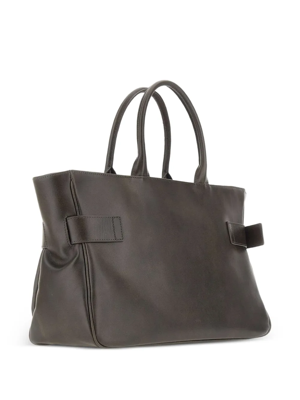 Osoi Brocle leren shopper met gesp bedel Bruin