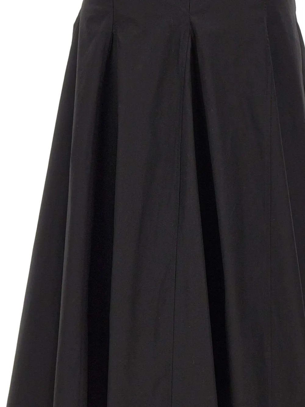 HERSKIND Greta flounces midi-rok Zwart