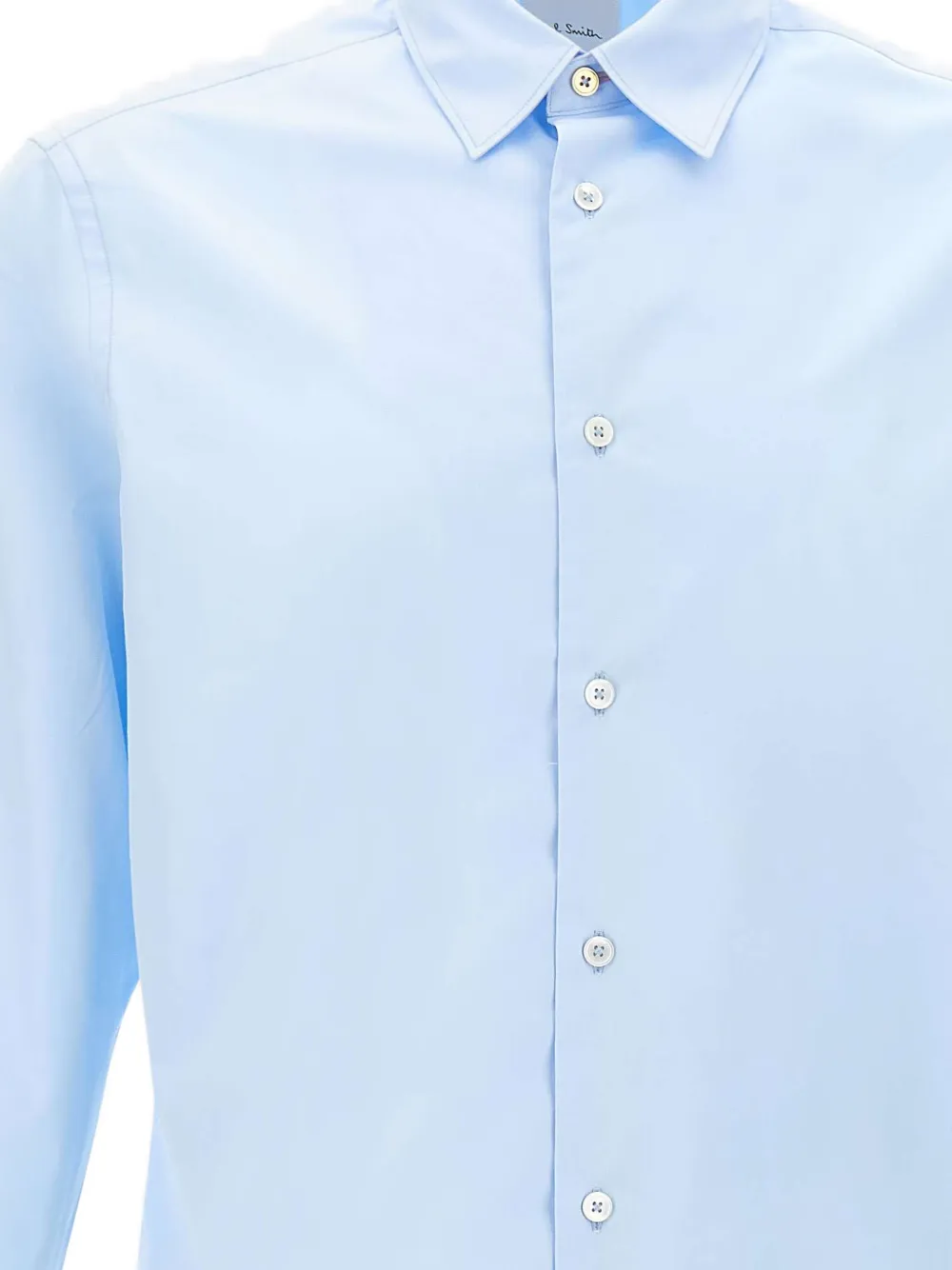 Paul Smith Overhemd met knoop en lange mouwen Blauw