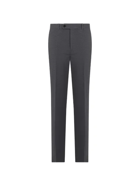 slowear micro-patterned tailored trousers