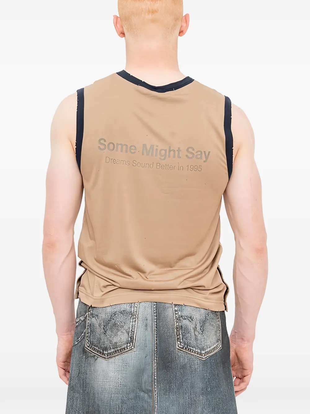 Andersson Bell Brit mouwloos T-shirt Beige