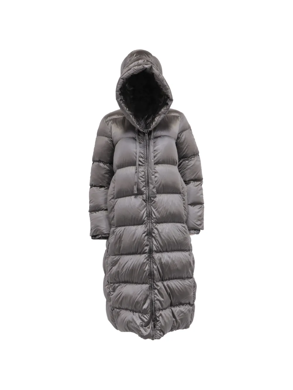 Max Mara hooded down coat - Grau