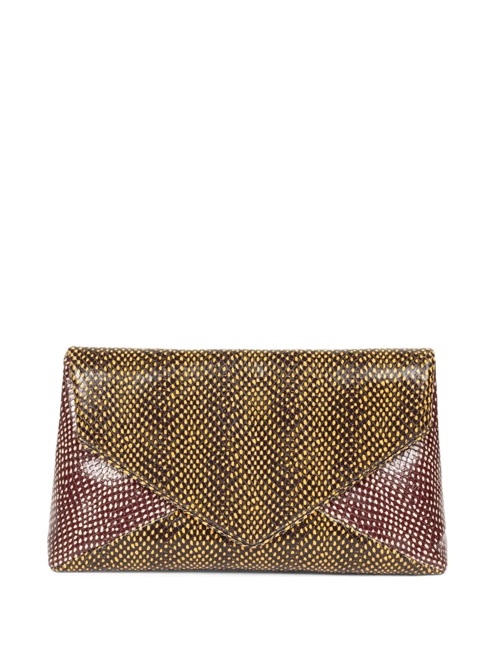 Dries Van Noten Large Envelope Leather Shoulder Bag In Brown