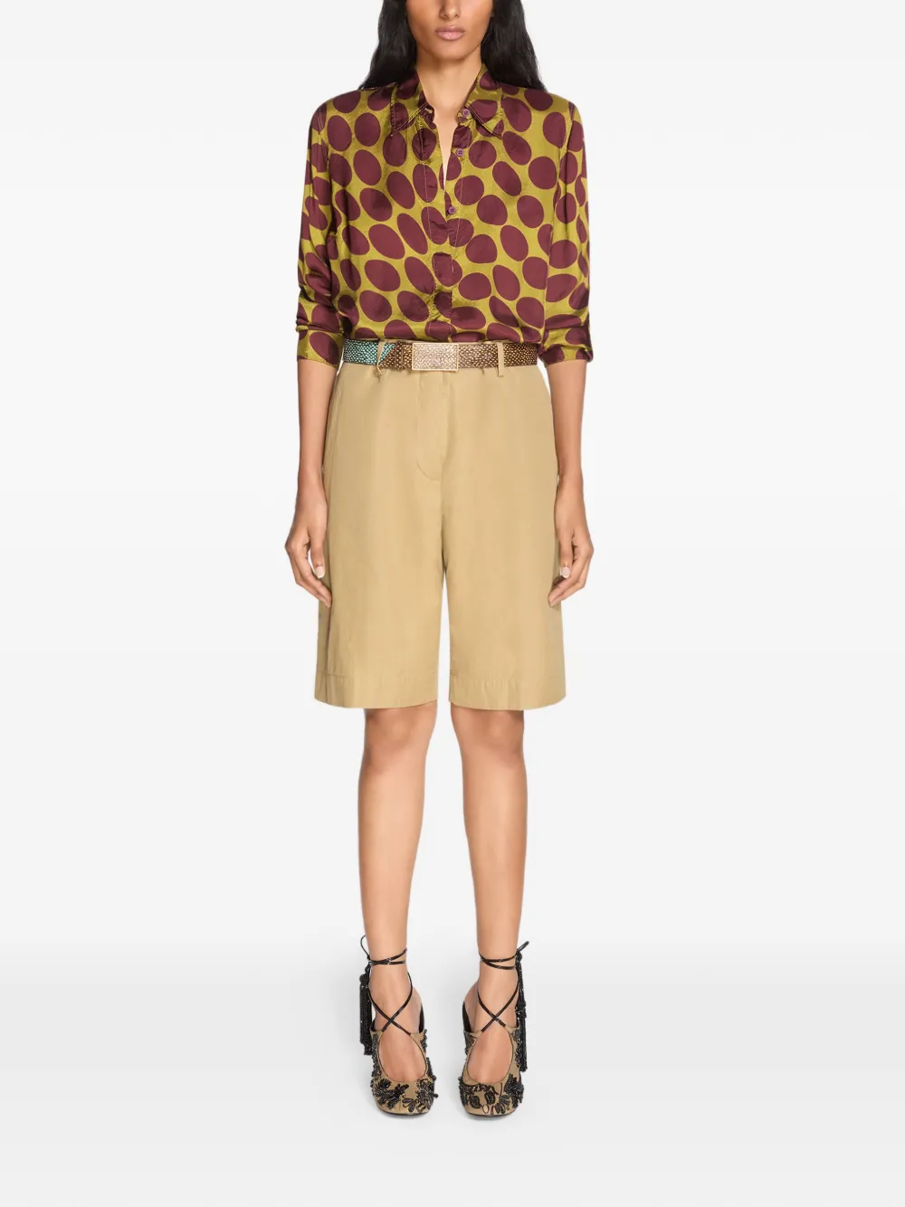 DRIES VAN NOTEN 棉西装短裤 | 西装短裤