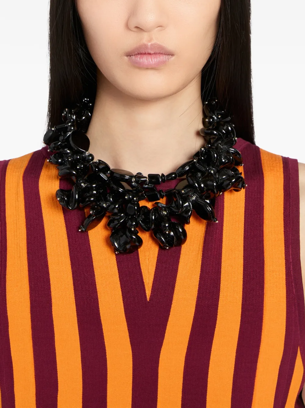 DRIES VAN NOTEN Embellished Necklace | Black | FARFETCH