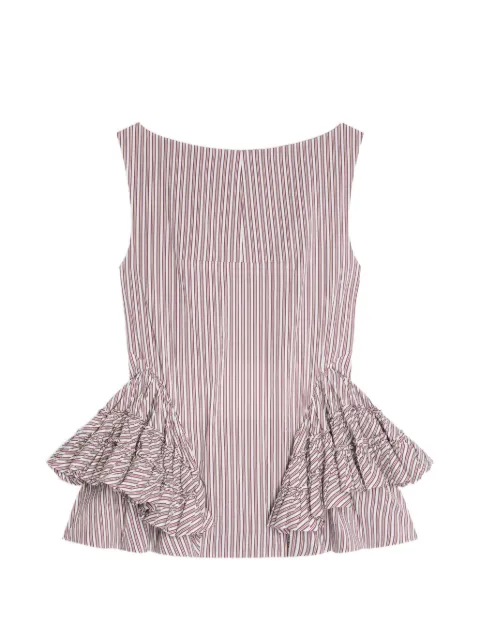 DRIES VAN NOTEN ruffled peplum top