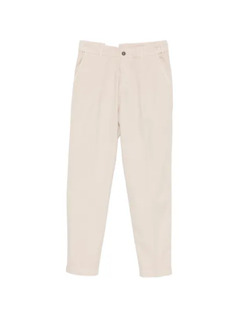 Eleventy elasticated-waist chino trousers