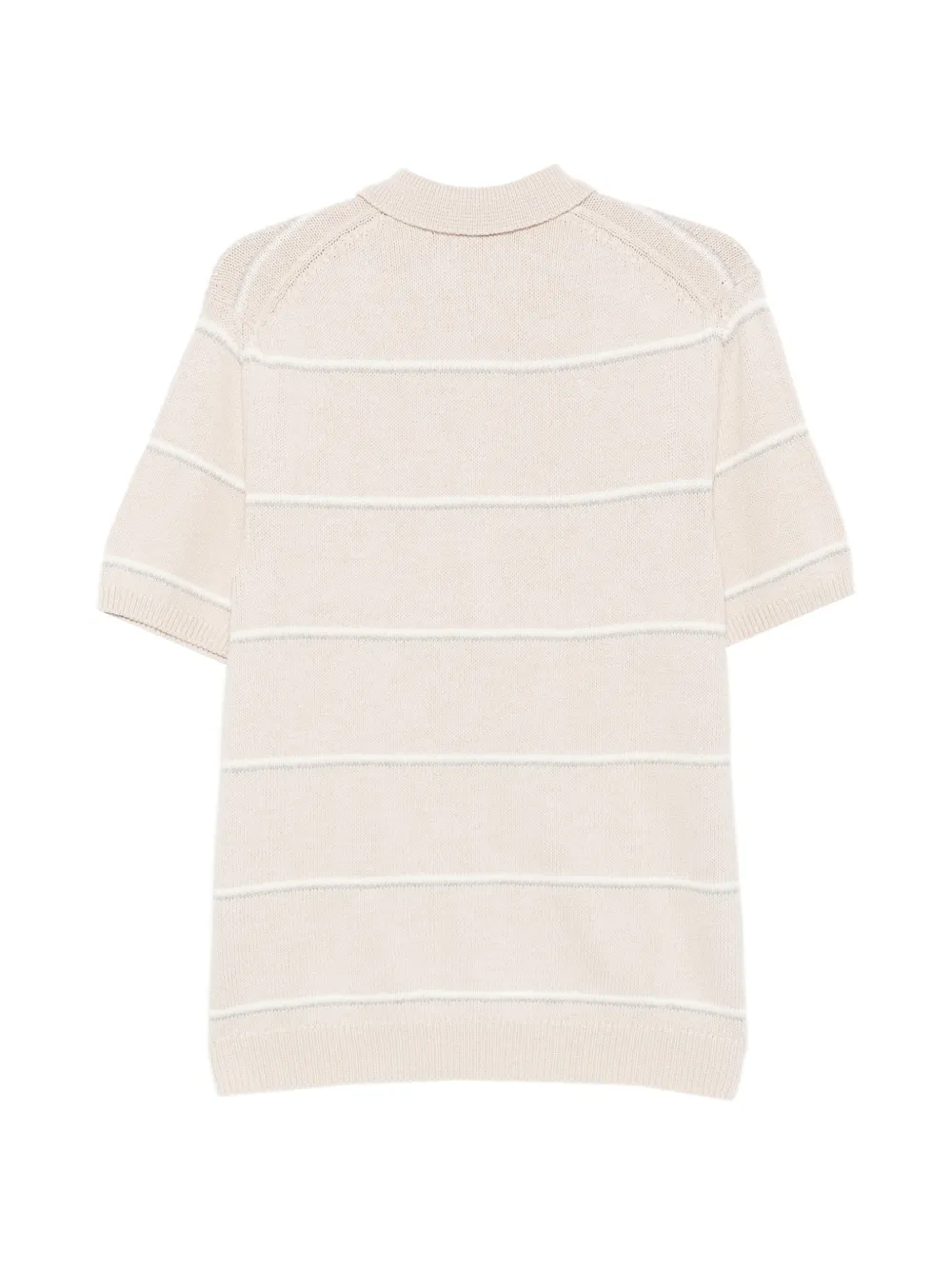 Eleventy Gestreept poloshirt Beige