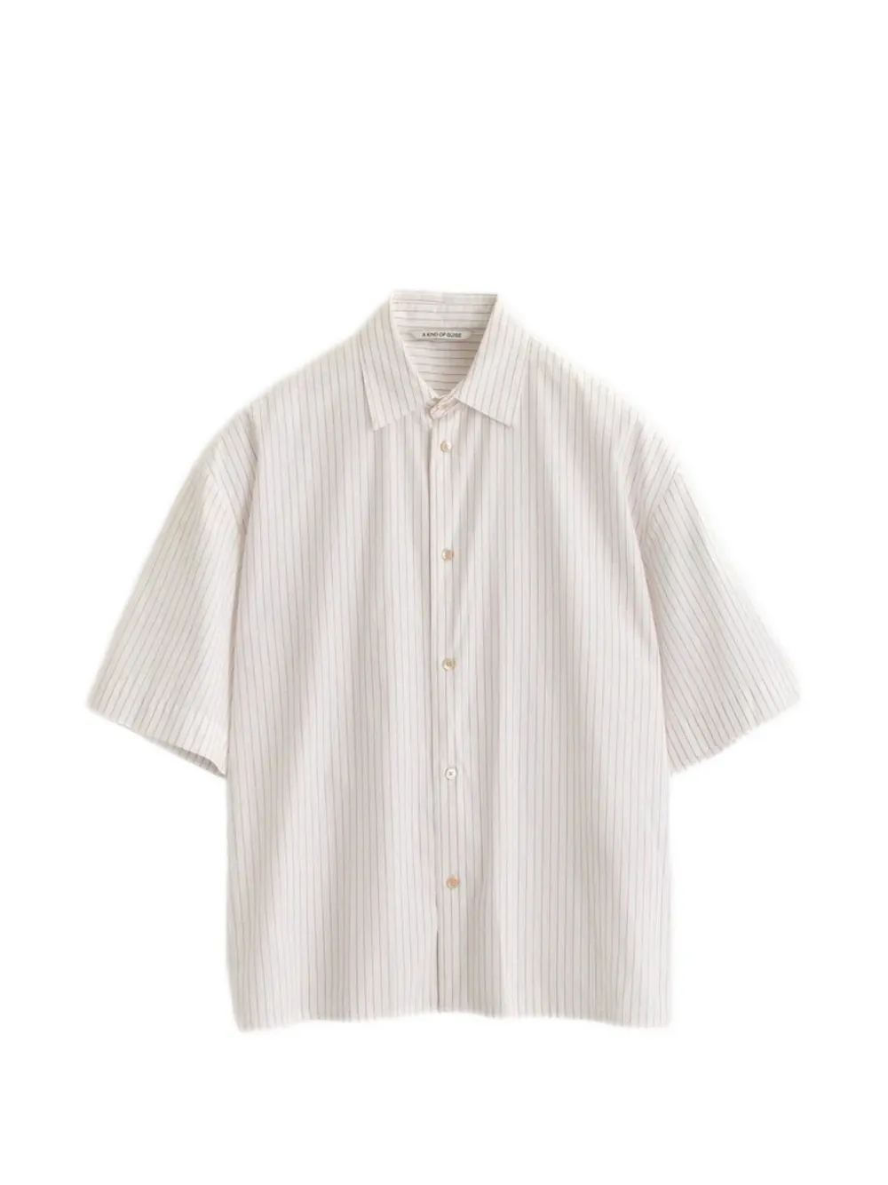 Bantu striped-pattern shirt