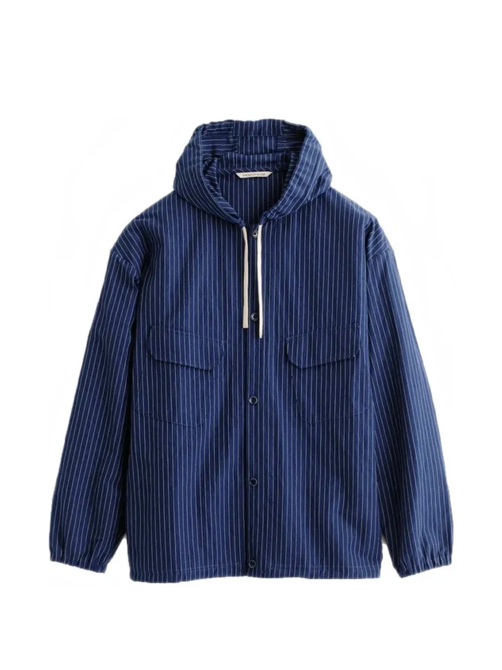 A Kind of Guise Tsavo striped hooded jacket - Blu
