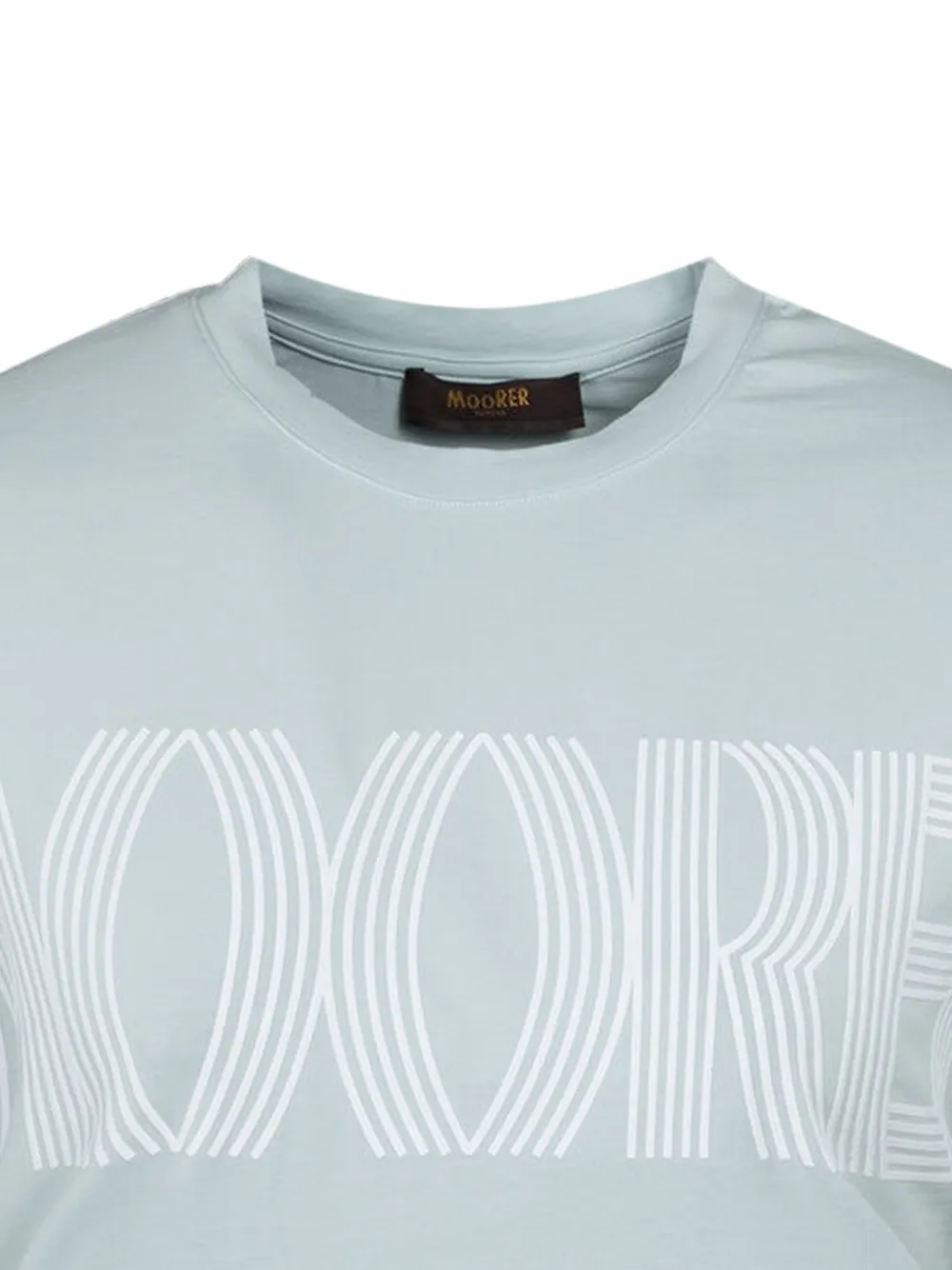 Moorer Olisa T-shirt met print Blauw