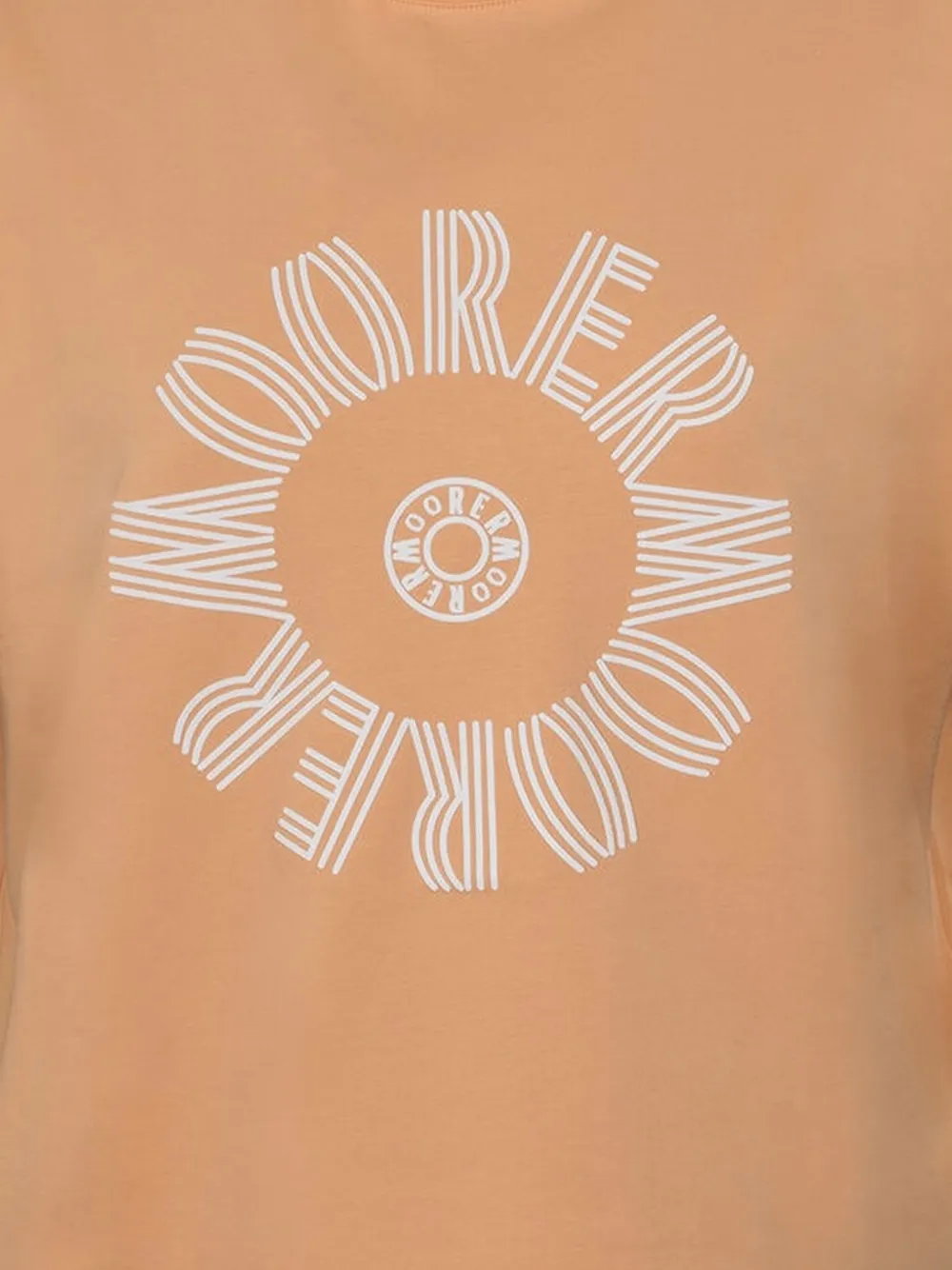 Moorer Suri T-shirt met ronde hals Oranje