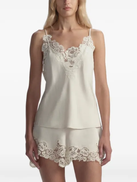 A.L.C. Hana bluse med blomsterdetalje