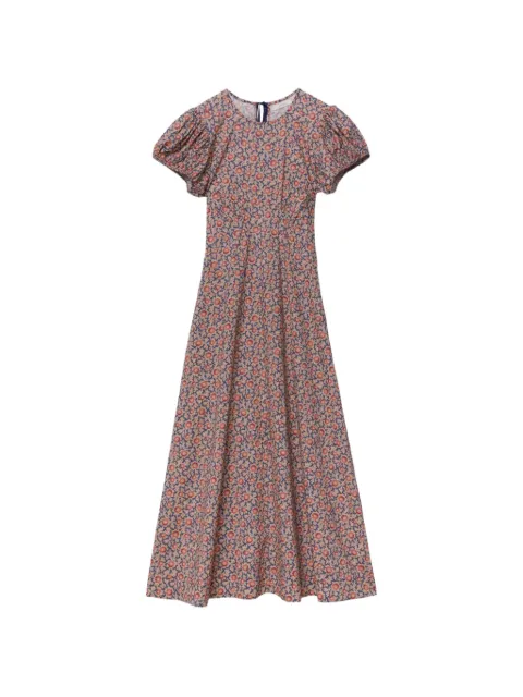 DÔEN floral-print puffed-sleeve dress