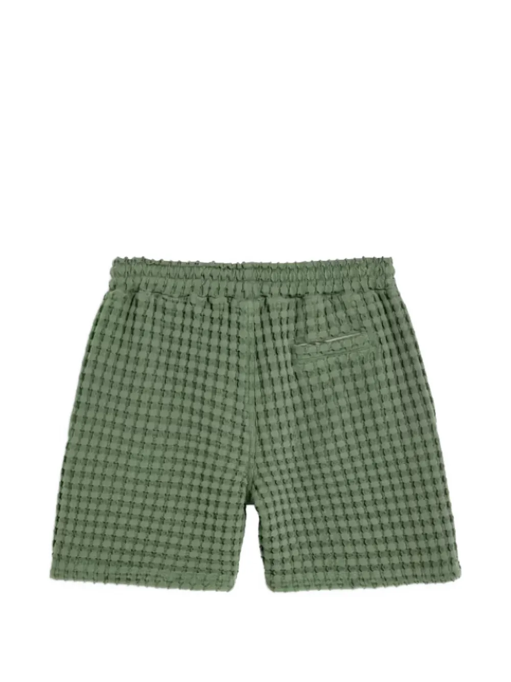 OAS Company Waffle Porto shorts met trekkoord Groen